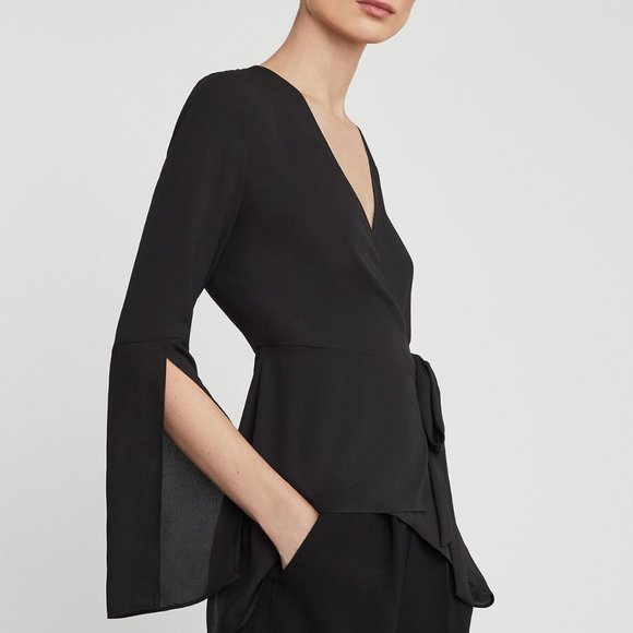 COPY - BCBG Jadine Wrap Top - NWT - Size XS - Picture 2 of 13